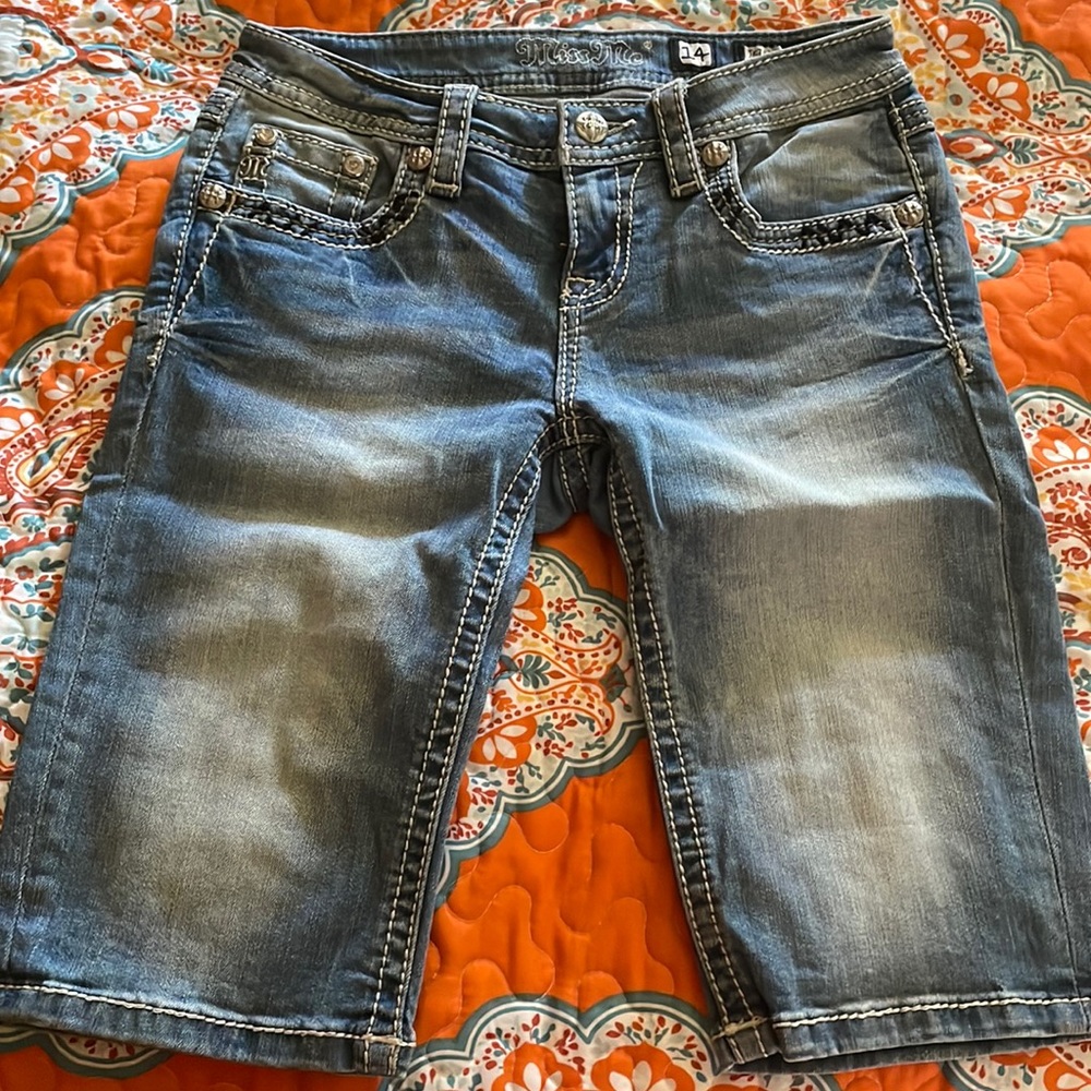 Miss Me, Girls size 14 Bermuda Shorts